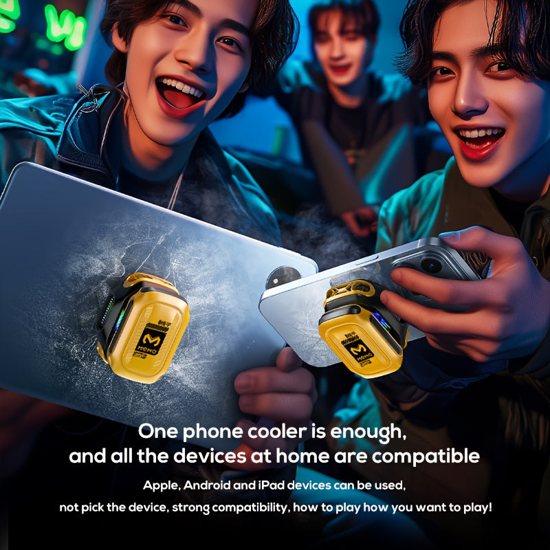 2025 MEMO CX12 Mobile Phone External Cooler – Split Type, Fast Cooling with Digital Display, Magnetic Detachable Design, USB Rechargeable Phone Cooling Device