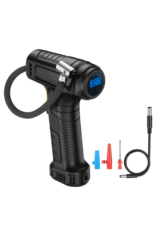 Car Tyre Inflator Cordless Digital USB Rechargeable Tire Air Compressor UK