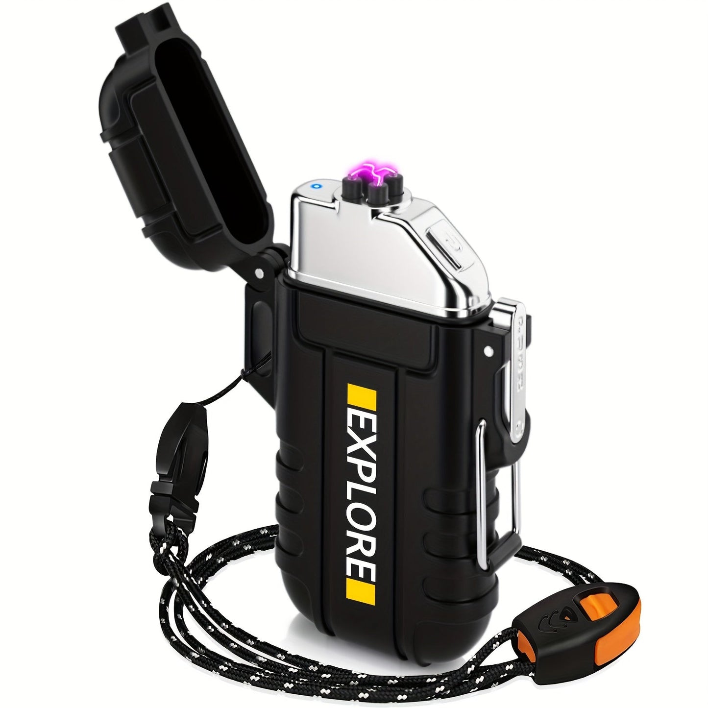 USB-C Rechargeable Plasma Arc Lighter – Windproof & Flameless Electric Lighter for Camping & Outdoor Use. My Store