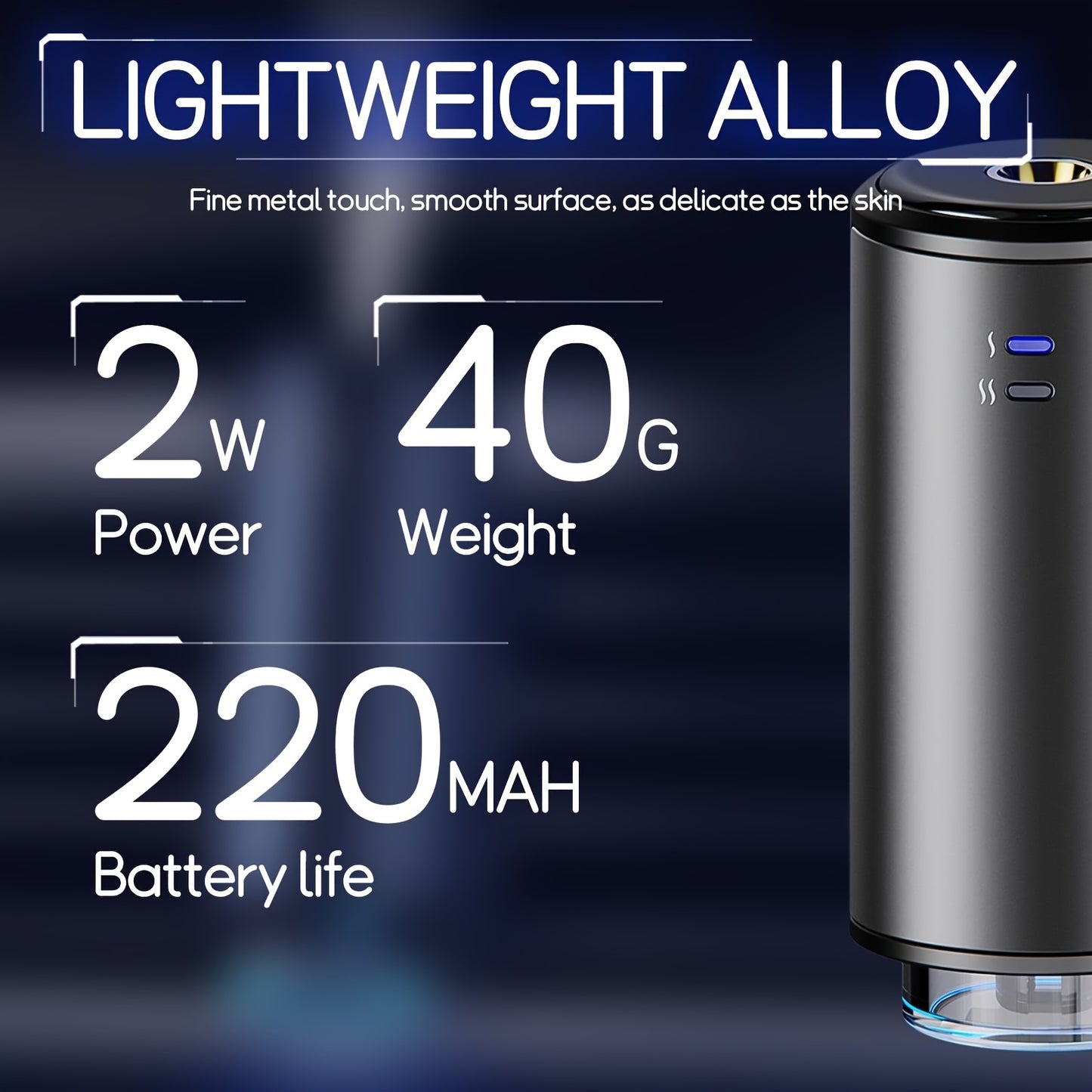 BSIDE Smart Car Aromatherapy Diffuser – Portable Essential Oil Fragrance Dispenser with Vent Clip, Free-Standing Design, Black Aroma Diffuser for Auto Interiors