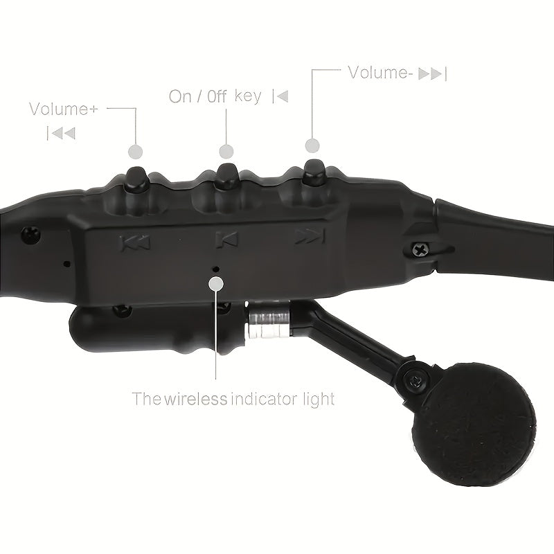 Multi-Functional Wireless Glasses – 2-in-1 Bluetooth Headset with Mic, Rechargeable Driving Eyewear with Type-C Charging