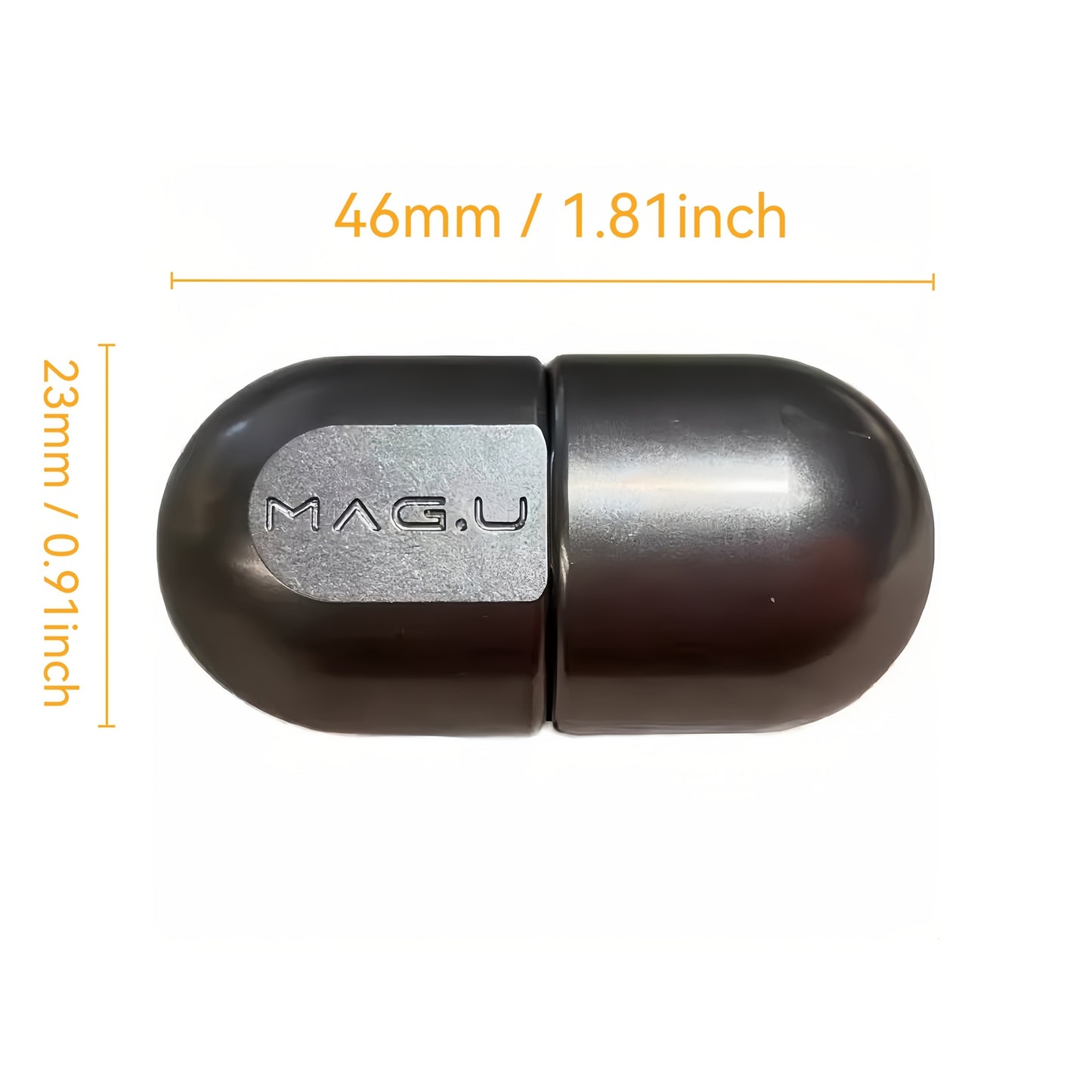 Magnetic Levitation Capsule Fidget Toy – Metal EDC Slider, Stress Relief Haptic Fidget for Adults