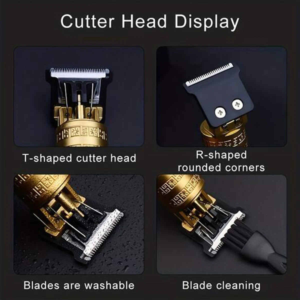 Professional Vintage Electric Hair Clipper – Rechargeable Barber Trimmer for Men’s Hair Cutting My Store