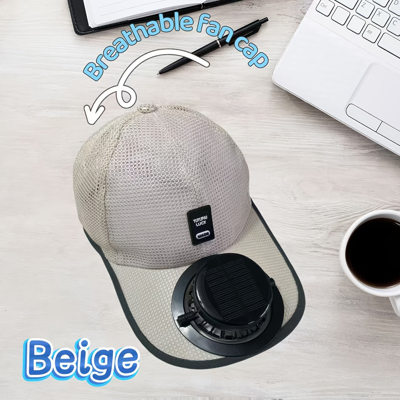 Stay Cool in 2025! Solar Fan Hat | Built-in Cooling & Sun Protection