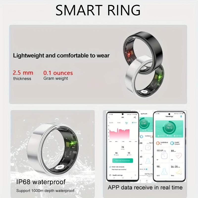 Unisex Stainless Steel Fitness Tracker – Wireless, Rechargeable, USB Charging, Multiple Exercise Modes, Mobile Phone Connectivity – Ideal Gift for Valentine’s Day & Festivals