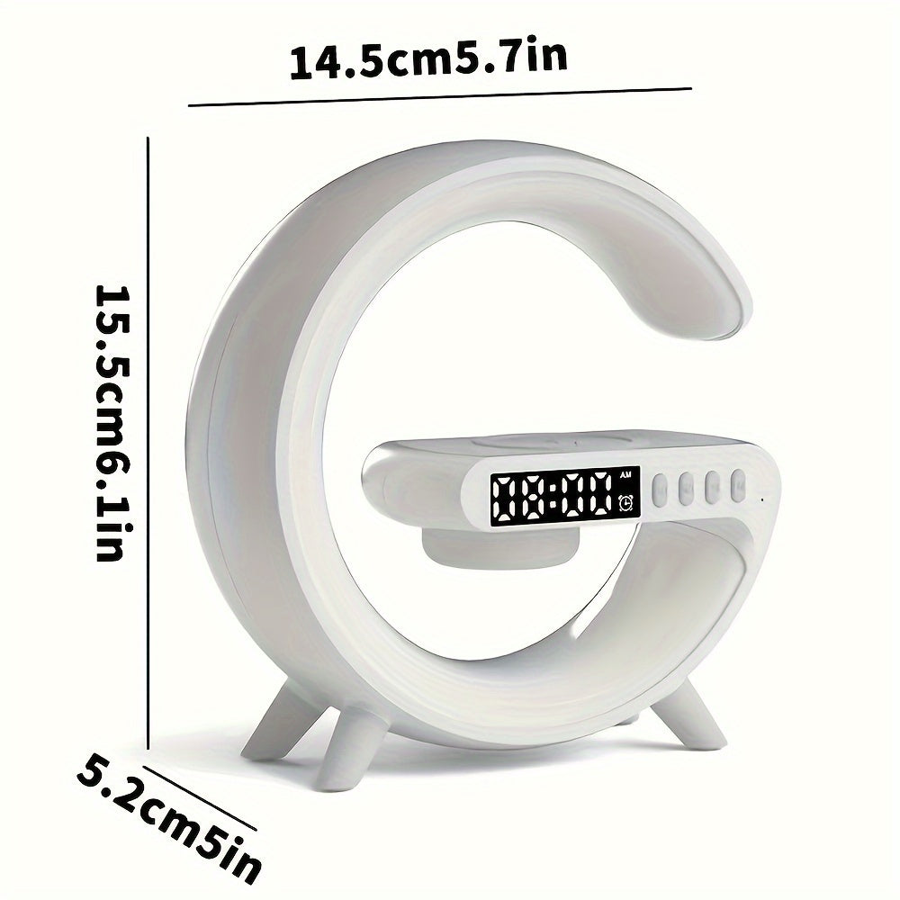 Smart Lamp 3-in-1: Wireless Speaker, Wireless Charger & Wake-Up Light with Music Rhythm – Perfect for Smartphones My Store