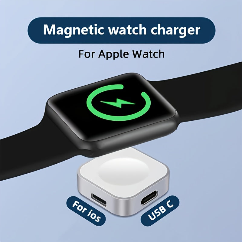Magnetic Charging Cable for Apple Watch - USB Connector, Lightweight & Portable, Compatible with iWatch Series S10, Ultra 2, and SE - Ideal Easter & Holiday Gift, Smart Watch Charger, Tech Accessory Essiby