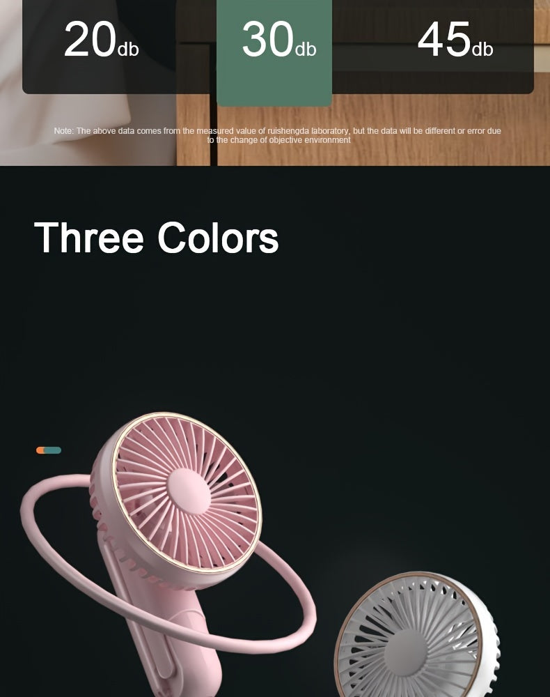 Portable Handheld Fan – Foldable, Ultra-Quiet & Rechargeable with 2000mAh Power Bank My Store