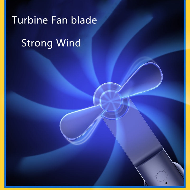 Portable USB Handheld Fan with Built-in Power Bank – Cute, Quiet, and Durable, Perfect for Dormitories My Store