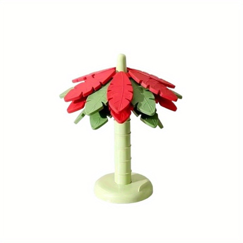 Creative Tree Trunk and Leaf Heat-Resistant Mat Set of Five Multifunctional Anti-Scalding Mats for Kitchen Tableware Storage and Decoration