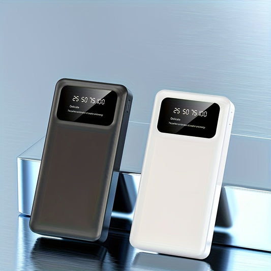 10,000/20,000mAh High-Capacity Portable Power Bank – 5V 2.1A USB Charger for Android/iPhone (2x USB Outputs, Type-C, Micro), LED & Digital Display, Safe Polymer Lithium Battery My Store