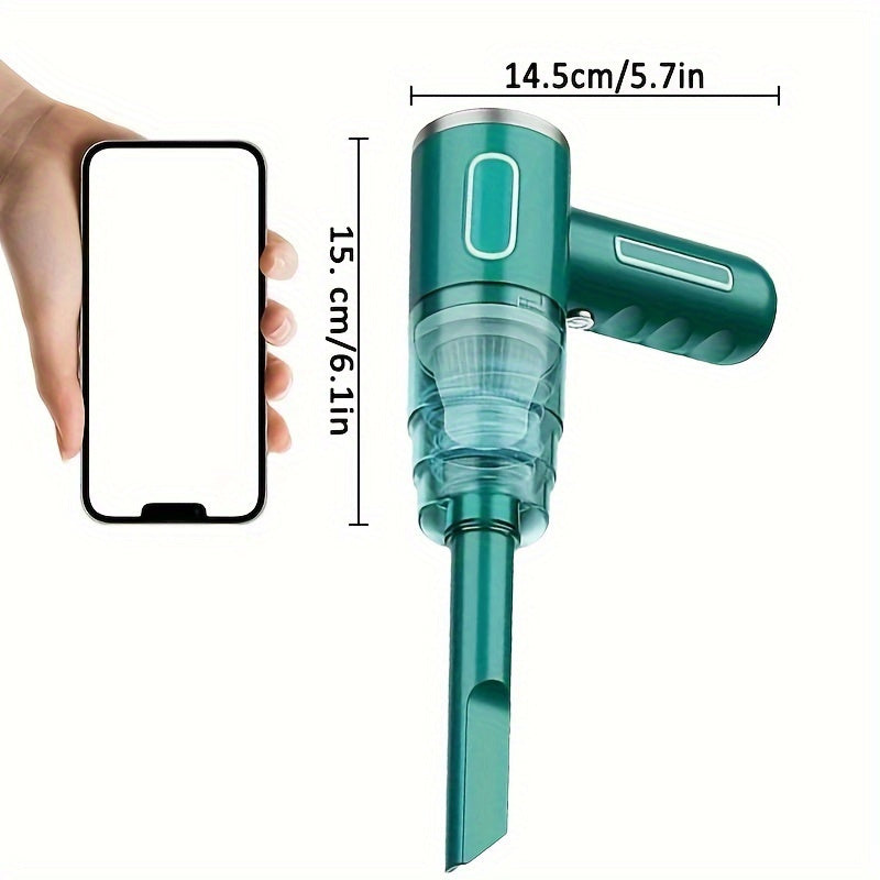 Portable USB Rechargeable Handheld Vacuum Cleaner for Car and Home - Super Power, Wireless Dust Cleaner for Automobile and Household My Store