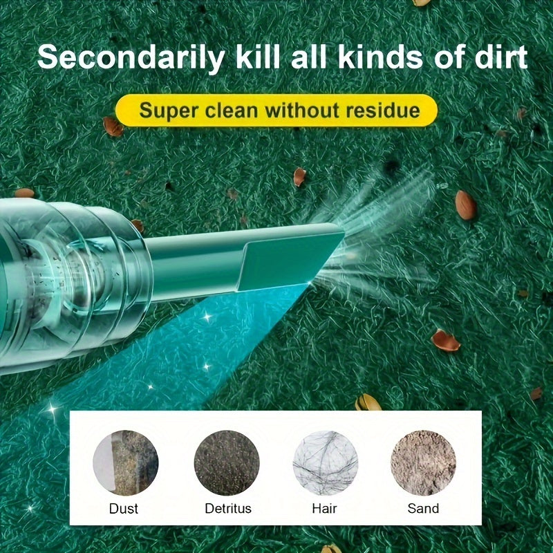 Portable USB Rechargeable Handheld Vacuum Cleaner for Car and Home - Super Power, Wireless Dust Cleaner for Automobile and Household My Store