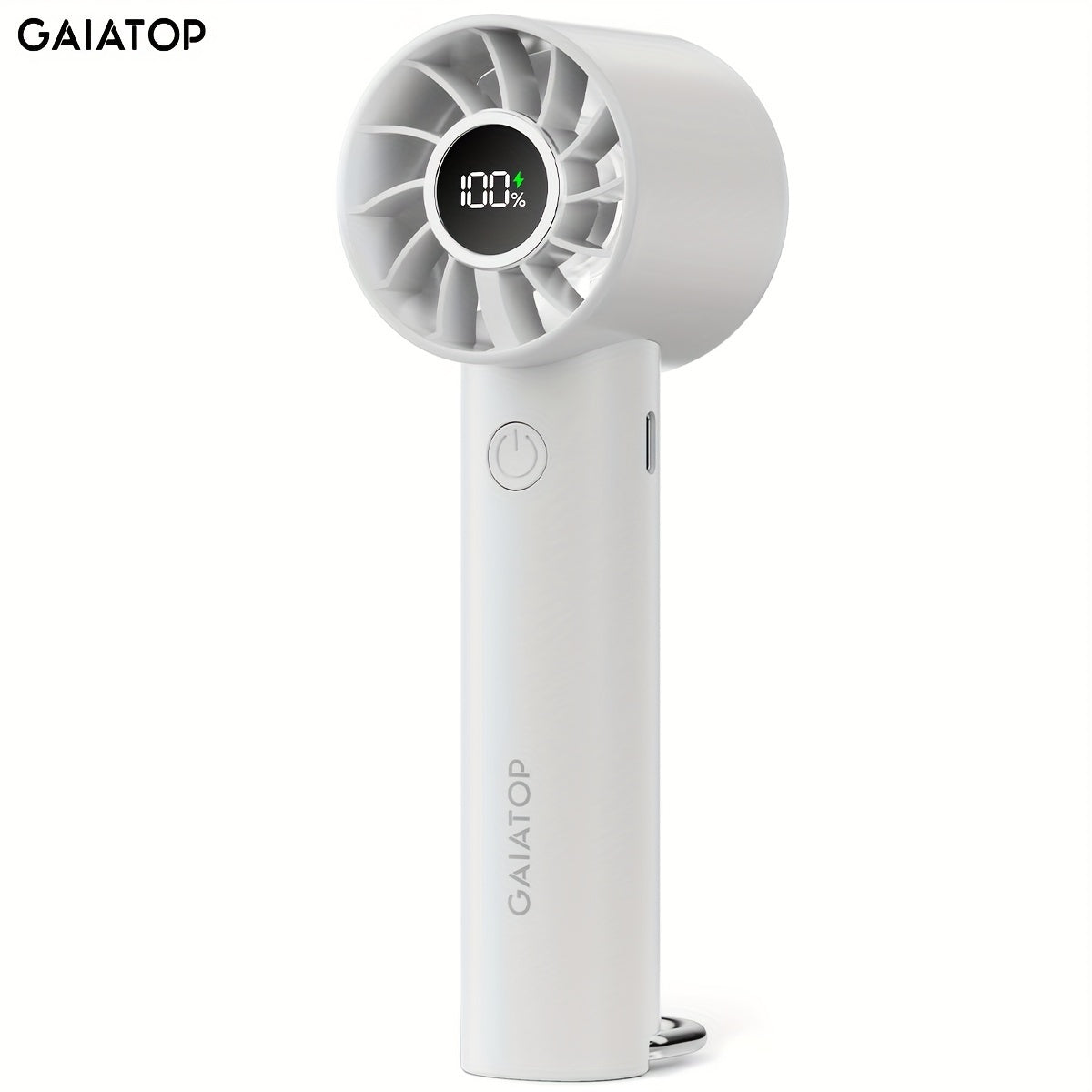 Gaiatop Compact Mini Fan – USB Rechargeable with LED Screen & Flashlight, 3 Speed Settings, Portable Personal Fan for Travel & Outdoor Use My Store