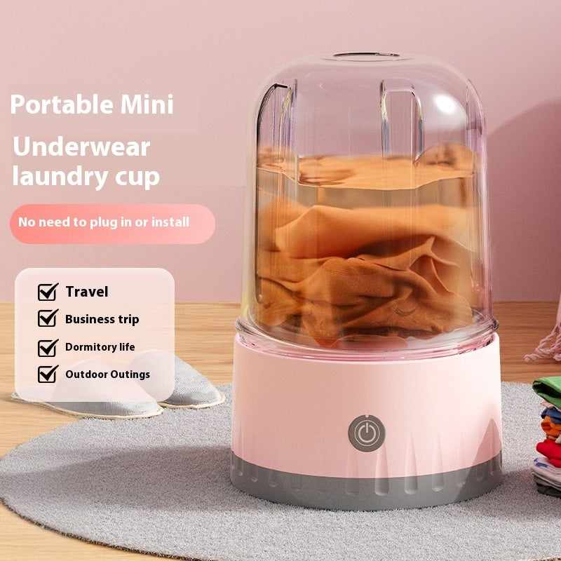 Portable Underwear Washer – Wireless, Rechargeable Mini Washing Machine for Summer Use