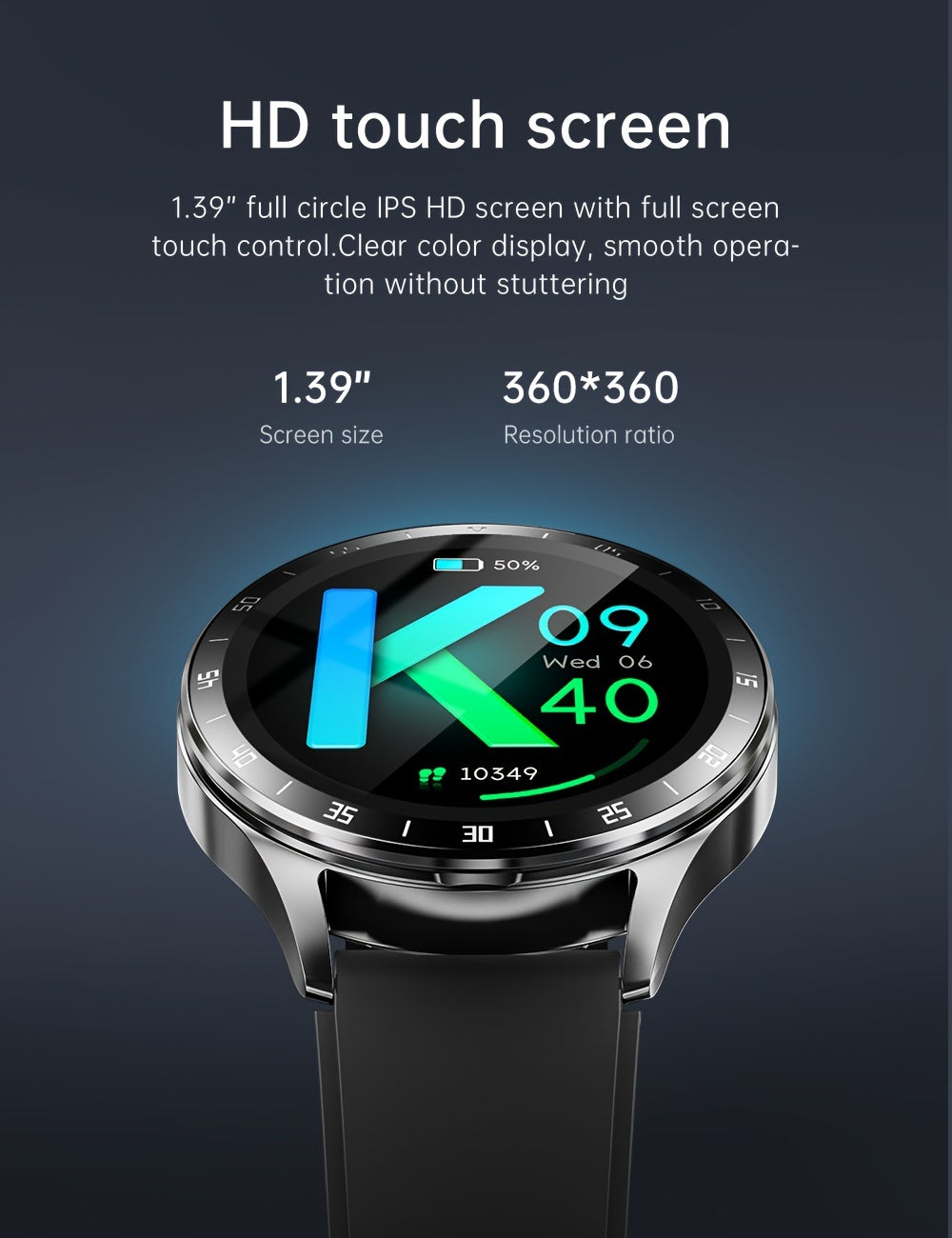 Men's Fashion Smart Watch & Earphones 2-in-1 | 1.39-inch HD Full Touch Screen | Wireless Calling, NFC, Multiple Sports Modes | Fitness Tracker with Built-in Headphones My Store