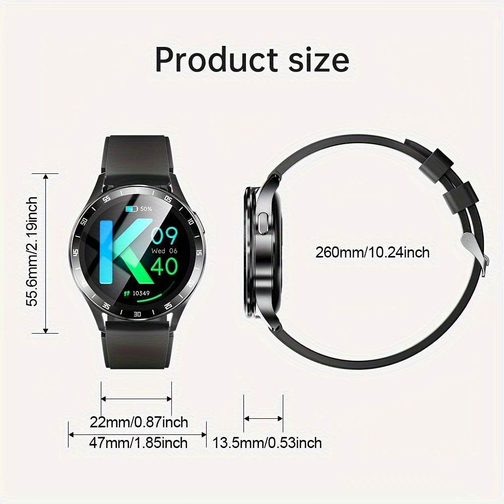 Men's Fashion Smart Watch & Earphones 2-in-1 | 1.39-inch HD Full Touch Screen | Wireless Calling, NFC, Multiple Sports Modes | Fitness Tracker with Built-in Headphones My Store