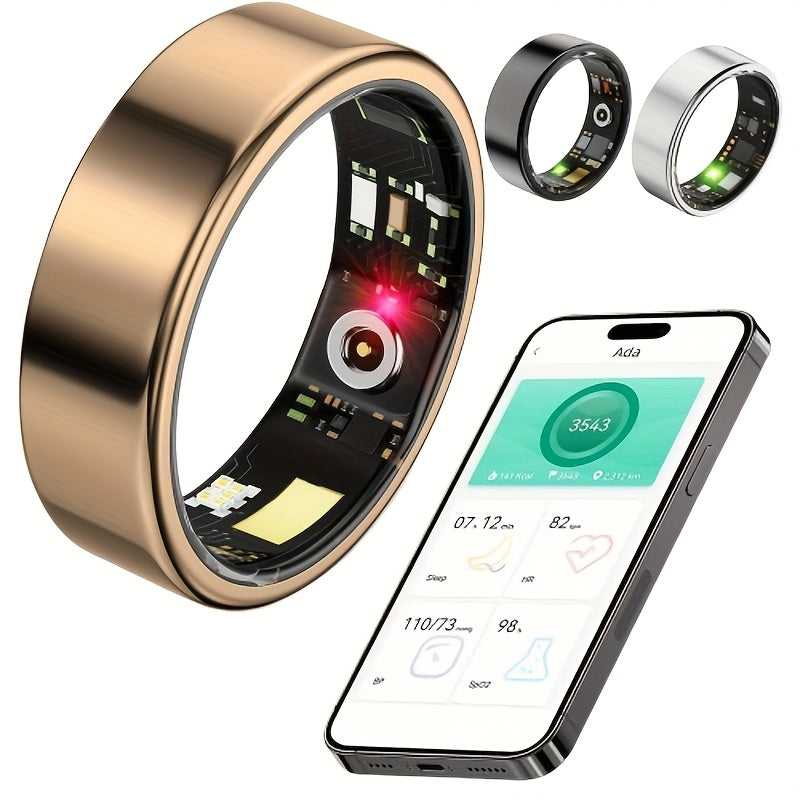 Unisex Stainless Steel Fitness Tracker – Wireless, Rechargeable, USB Charging, Multiple Exercise Modes, Mobile Phone Connectivity – Ideal Gift for Valentine’s Day & Festivals
