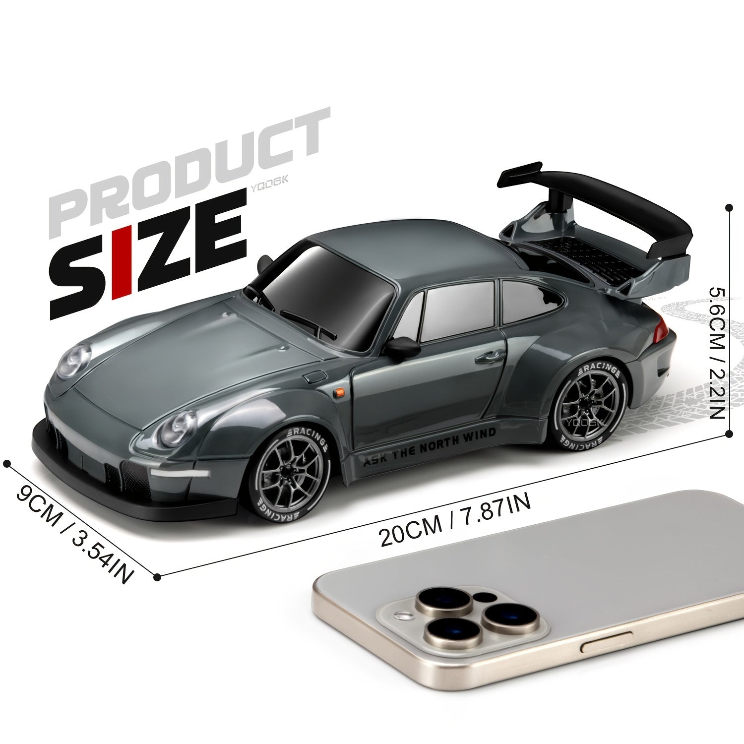 1:24 Scale 4WD RC Drift Car with LED Lights – High-Speed Remote Control Stunt Car for Kids & Adults | Best Gift for Birthday, Christmas, Halloween (Boys & Girls) My Store