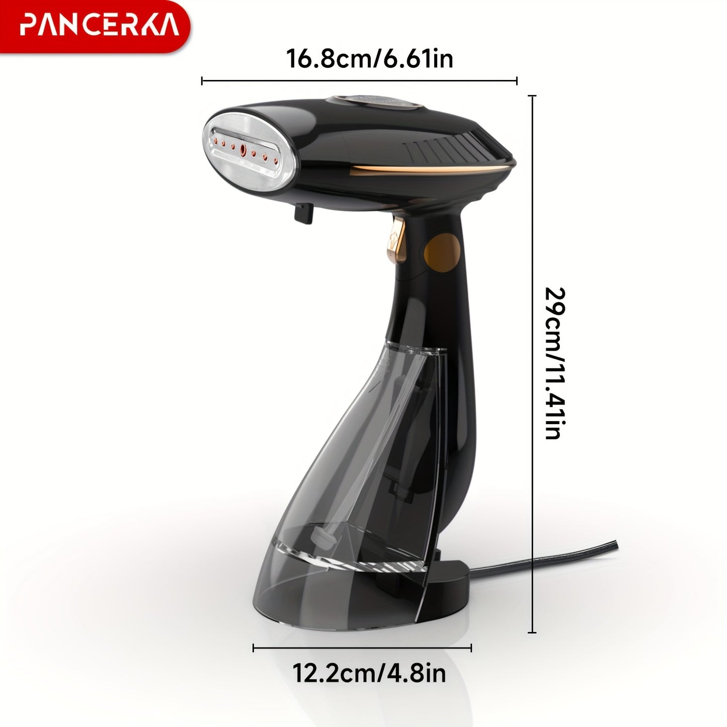 Portable Handheld Steamer – 1500W High-Power Quick Heat-Up, Auto-Off, Foldable Vertical Design, No-Wet Ironing, UK Plug 220-240V for Home & Travel Garment Steaming