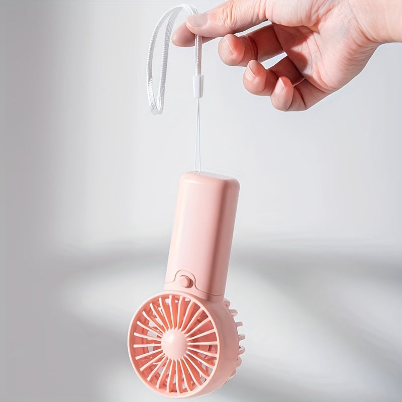 Battery Operated Mini Portable Handheld Fan – Lightweight & Ideal for Office, Outdoor, Travel, and Camping – Stay Cool Anytime, Anywhere! (Requires AAA Batteries, Not Included) My Store