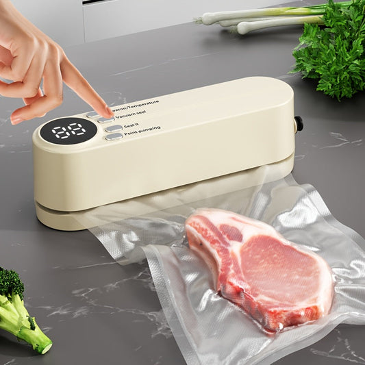 Portable Multi-Functional Vacuum Food Sealer – Wireless, Compact, and Perfect for Long-Term Preservation at Home or Outdoors My Store