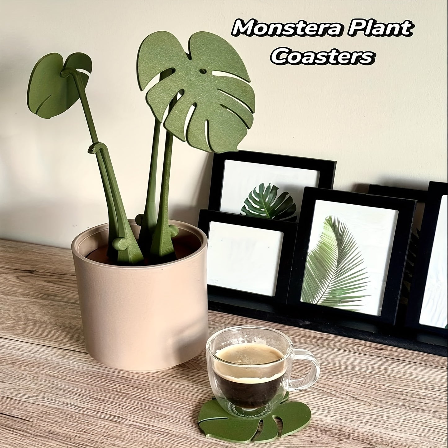 Magnetic Decorative Coasters - Turtle Shell Design w/ Pot for Christmas, Halloween