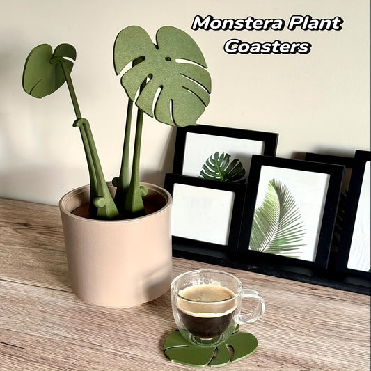 Magnetic Decorative Coasters - Turtle Shell Design w/ Pot for Christmas, Halloween
