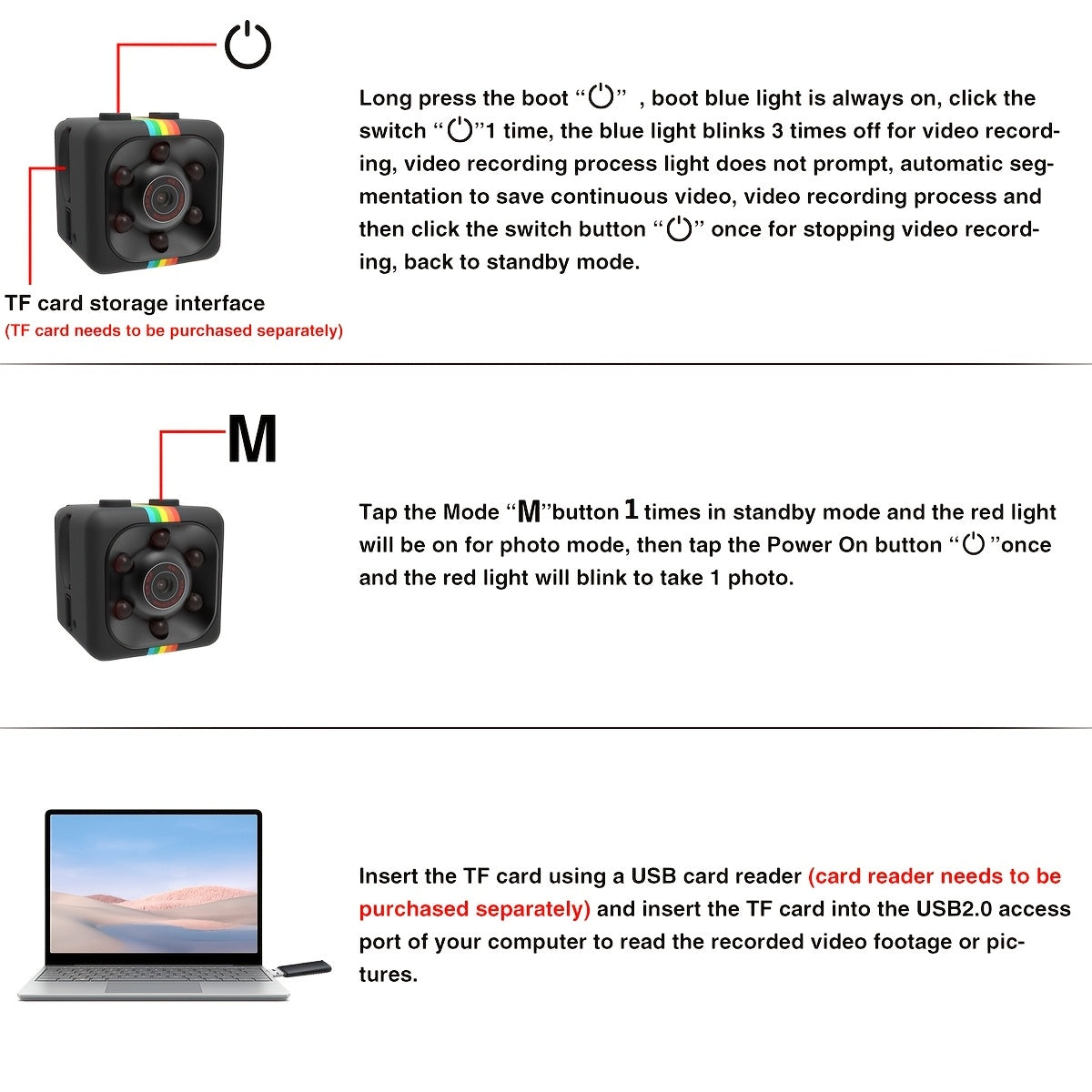 Mini Camera - HD Audio & Video, Motion Detection, Nanny & Home Security Monitor for Pets My Store