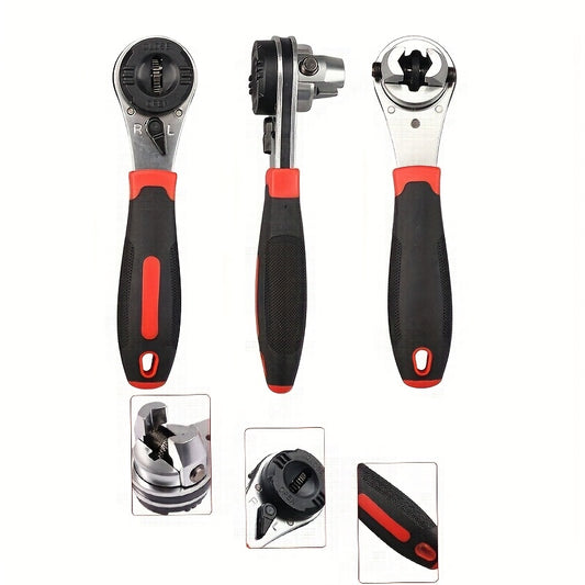 DZT 6–22MM Adjustable Ratchet Wrench – Multi-Functional Tool for Automotive & Home Repair | No Battery Needed