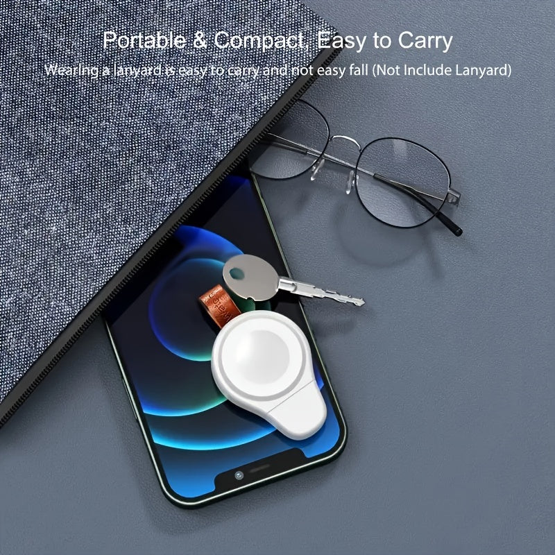 Wireless Portable iWatch Charger - Magnetic Fast Charging Travel Adapter, Compatible with 1-9 Series & SE Ultra, USB Power, Smartwatch Cable & Charger, 36V Max Voltage, Female-to-Female Connector, No Battery Included Essiby