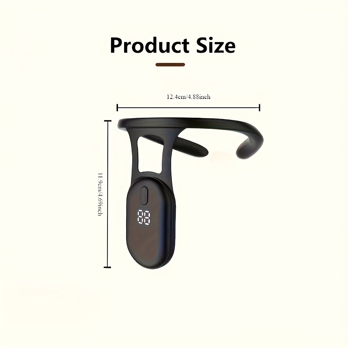 Posture Corrector Brace – Smart Vibration Alerts & LCD Display for Back Support