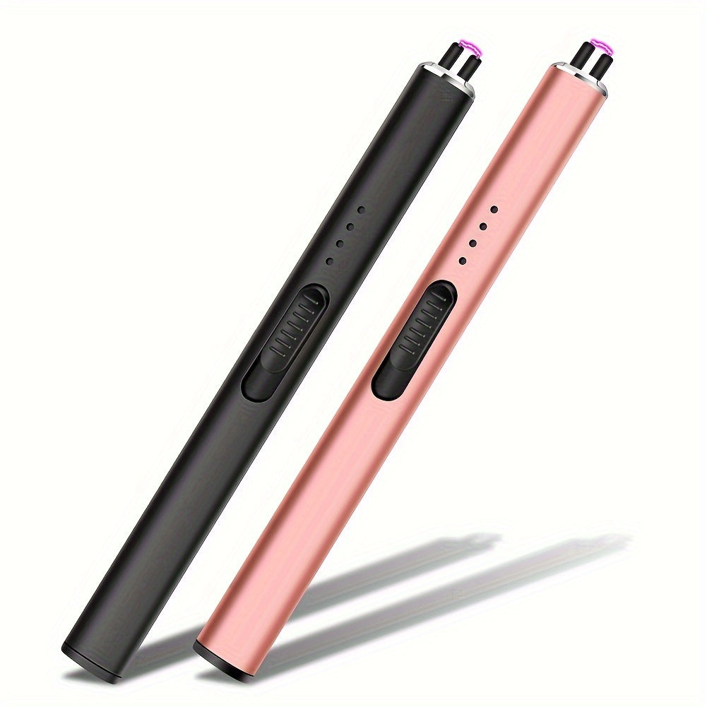 2 Pack Rechargeable Electric Lighter – Windproof, Flameless, and Eco-Friendly Candle Lighter for Home, Camping, and Outdoor Use My Store