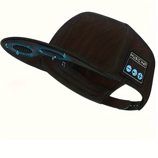 Wireless Bluetooth Music Cap – USB Rechargeable Baseball Hat for Sports & Outdoors