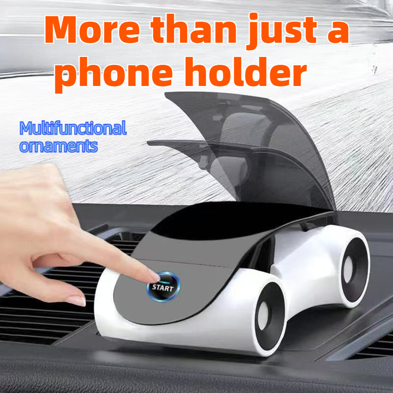 Rotatable Sports Car Phone Holder – Universal Waterproof & Sun-Proof Smartphone Stand for All Phones
