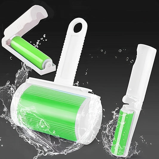 3-Pack Reusable Pet Hair Remover Rollers - Ultra Sticky Lint Rollers for Dog & Cat Hair on Furniture, Car Seats & Bedding