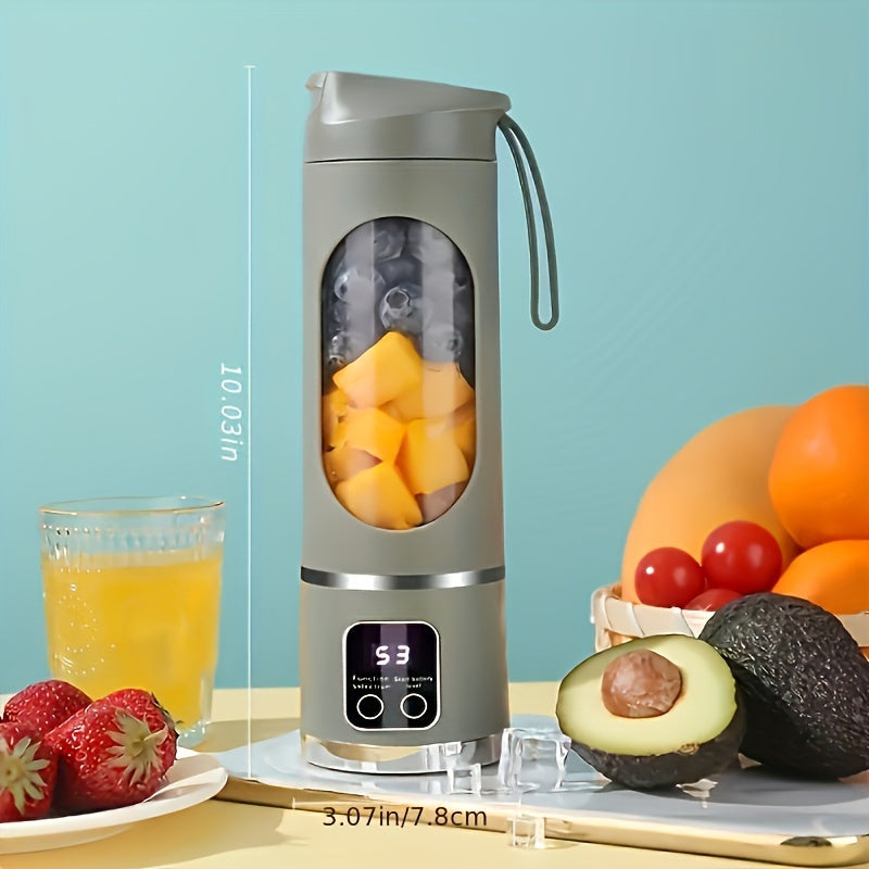 Portable USB-Rechargeable Blender & Juicer - Easy Clean, Perfect for Fruit & Vegetable Drinks, Milkshakes - 10.14oz to 16.91oz Capacity Essiby