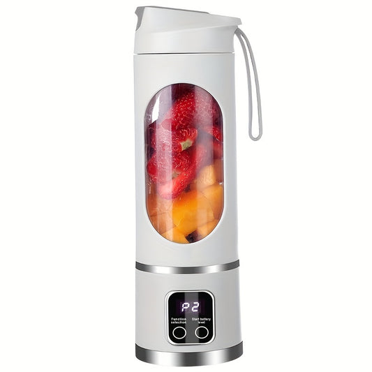 Portable High-Speed Ice Blender & Juicer – 50W USB Rechargeable, 3 Modes (Smoothie, Soup, Freeze), Auto Clean, 1500mAh Battery – Compact & Durable for Travel & Kitchen Use