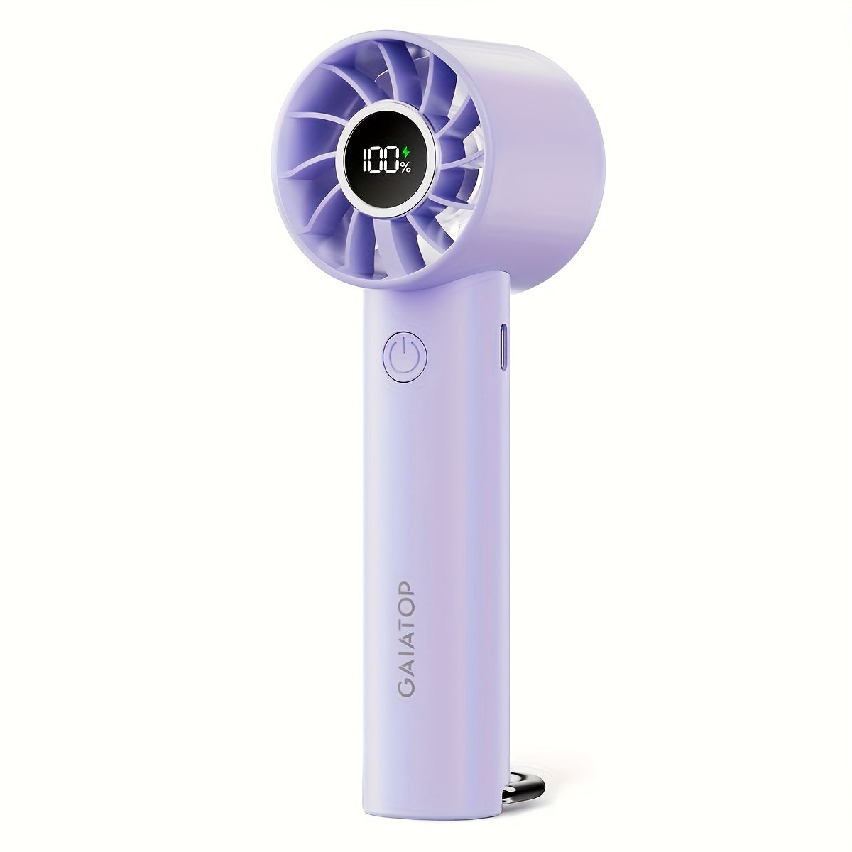 Gaiatop Compact Mini Fan – USB Rechargeable with LED Screen & Flashlight, 3 Speed Settings, Portable Personal Fan for Travel & Outdoor Use My Store
