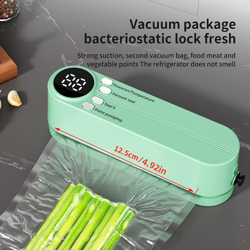 Portable Multi-Functional Vacuum Food Sealer – Wireless, Compact, and Perfect for Long-Term Preservation at Home or Outdoors My Store