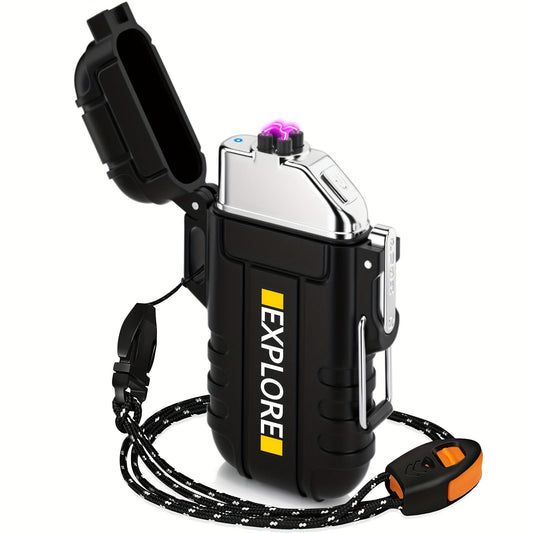 USB-C Rechargeable Plasma Arc Lighter – Windproof & Flameless Electric Lighter for Camping & Outdoor Use. My Store