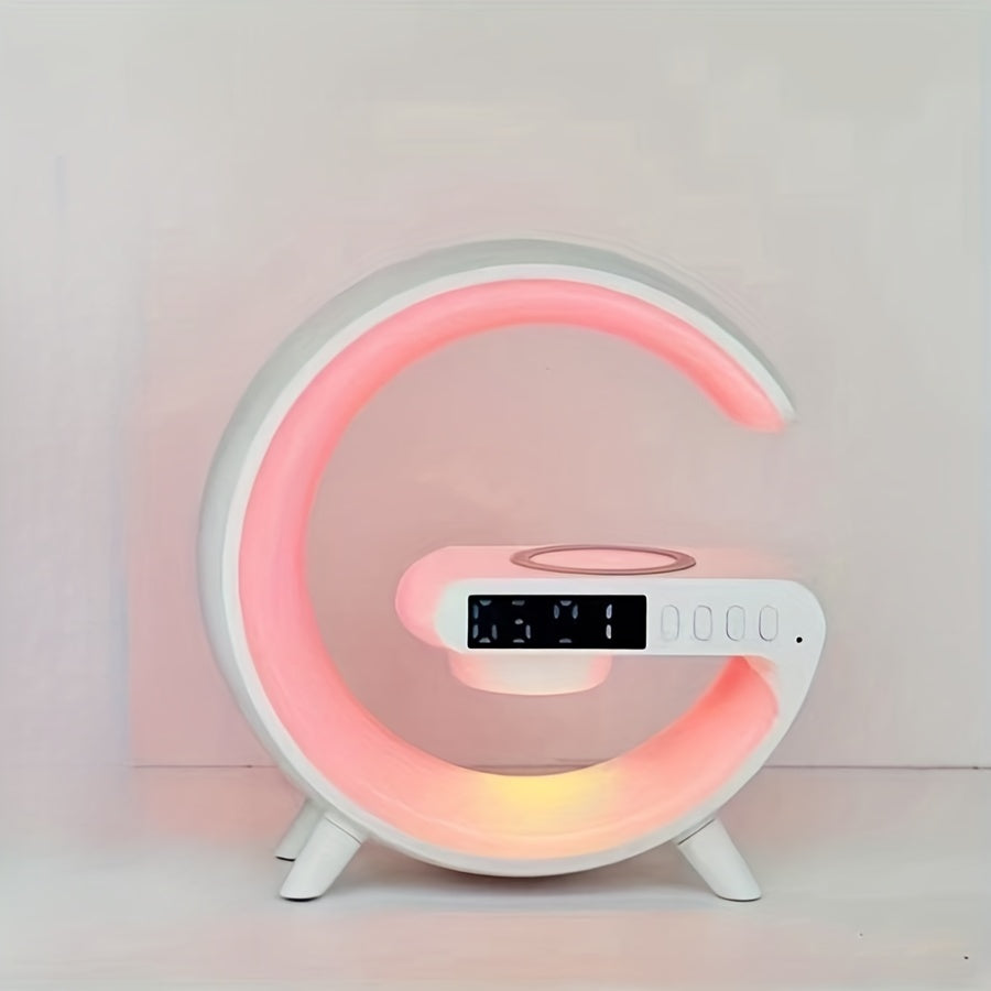 Smart Lamp 3-in-1: Wireless Speaker, Wireless Charger & Wake-Up Light with Music Rhythm – Perfect for Smartphones My Store