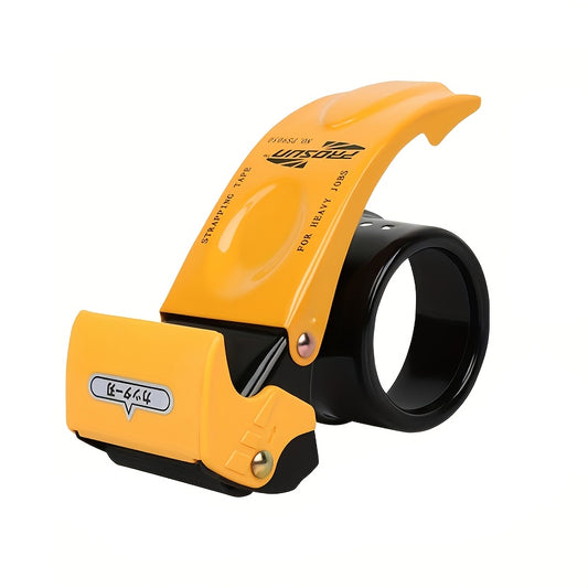 Industrial Metal Tape Sealer with Hidden Blade - 5cm Wide Automatic Packaging Tool | Safe Cutting & Sealing | Durable Iron Construction