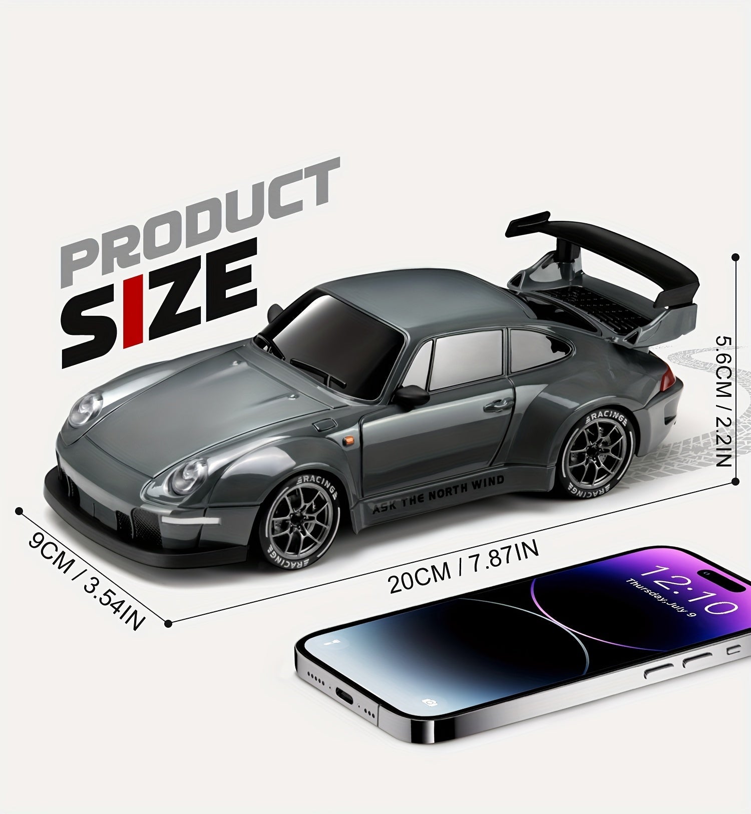 1:24 Scale 4WD RC Drift Car with LED Lights – High-Speed Remote Control Stunt Car for Kids & Adults | Best Gift for Birthday, Christmas, Halloween (Boys & Girls) My Store