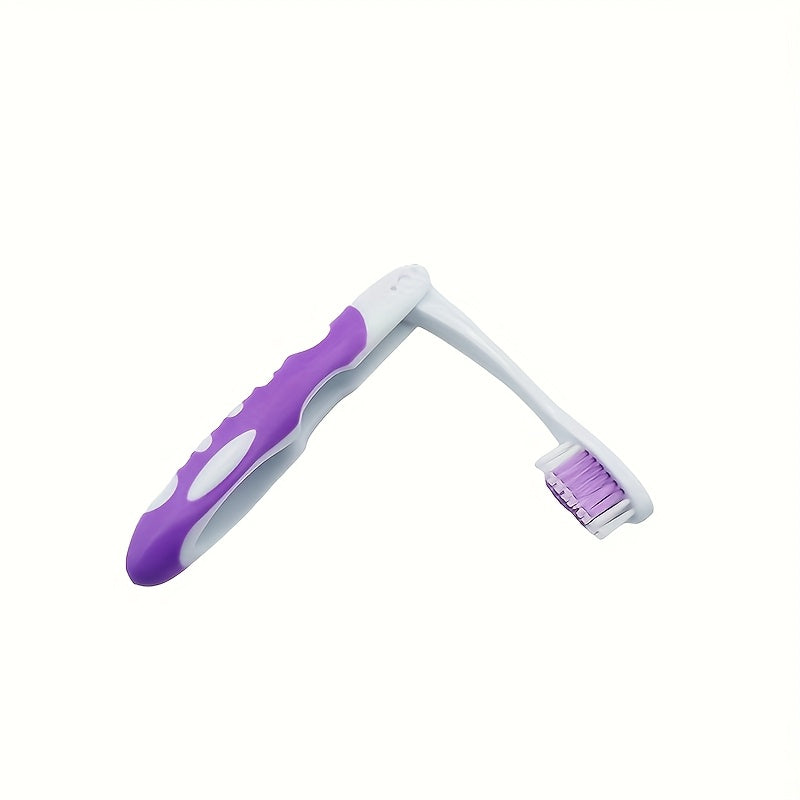 Full-Size Folding Toothbrush - Microfiber Bristles | Compact Travel Design