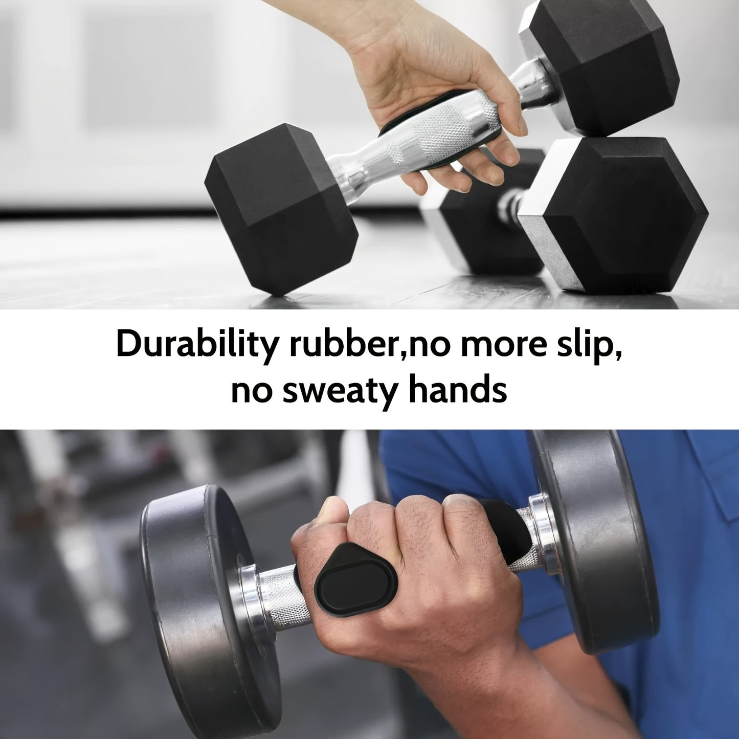2pcs Non-Slip Fitness Grips – Ergonomic Hand Protectors for Weightlifting & CrossFit