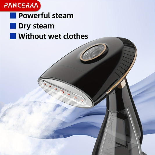 Portable Handheld Steamer – 1500W High-Power Quick Heat-Up, Auto-Off, Foldable Vertical Design, No-Wet Ironing, UK Plug 220-240V for Home & Travel Garment Steaming