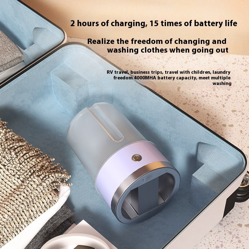 Portable Underwear Washer – Wireless, Rechargeable Mini Washing Machine for Summer Use