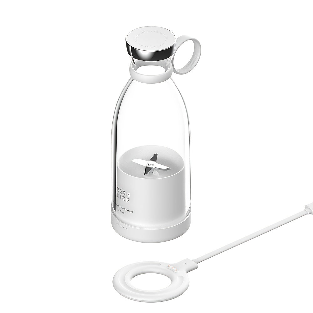 350ml Portable Wireless Mini Fruit Blender Juicer – USB Rechargeable & Travel-Friendly