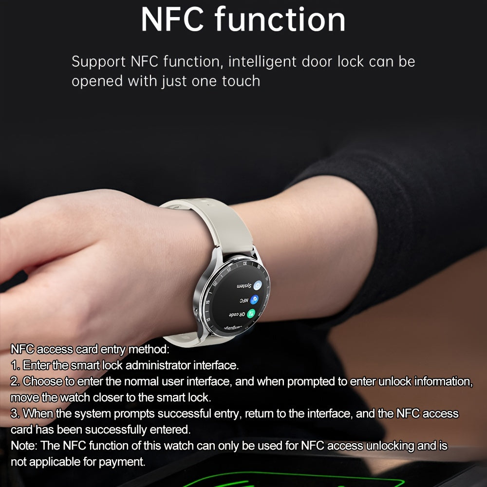 Men's Fashion Smart Watch & Earphones 2-in-1 | 1.39-inch HD Full Touch Screen | Wireless Calling, NFC, Multiple Sports Modes | Fitness Tracker with Built-in Headphones My Store